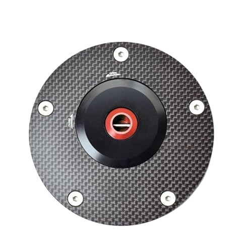 Bouchon réservoir carburant moto look carbone pour vos sorties trackday et balades