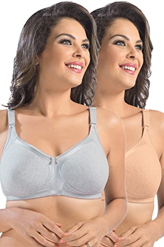 Image of SONARI Zoya Women's Non Padded Full Coverage Bra Pack of 2