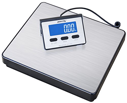 Accuteck A-BC200 200LB x 0.2 OZ Digital Heavy Duty Shipping Postal Scale, Stainless Steel