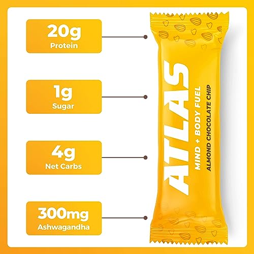 Atlas Protein Bar B07Z8BMLY8 20G Protein, 1G Sugar thumb #2