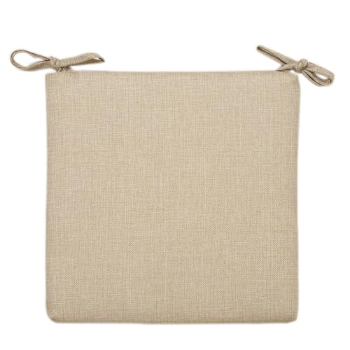 Coussins de chaise carrée 45cm lot de 6 FANDIAO en coton respirant