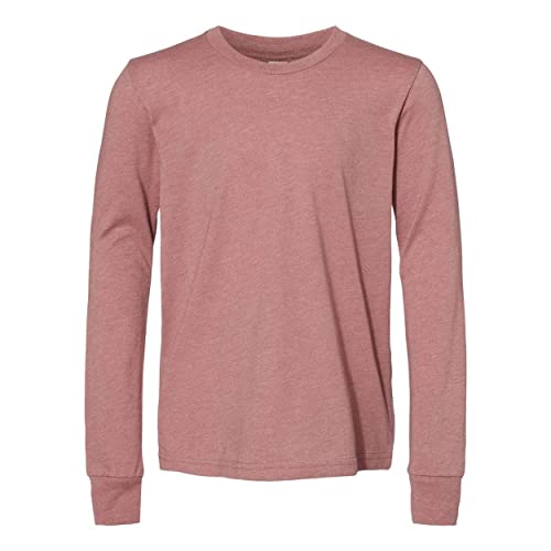 Bella Canvas Jersey Long-Sleeve T-Shirt M Heather Mauve