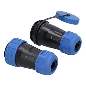 Aviation Plug Socket, Electrical Male Female Pair Connector for Cable for Light Power for LED Lighting Equipment(4-core)