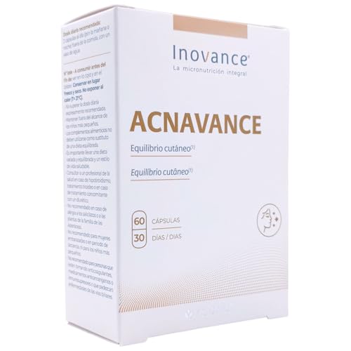 Inovance Acnavance 60 Cápsulas - Suplemento para Acné...