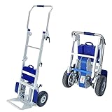 BT4LIFT Elektrische Klappbare Sackkarre treppensteiger ZW7170GF, sichere Bremsen, Lithium-Batterie, 170 kg, Waschmaschinen Transport, umzungshilfe, Deichsel und Schaufel klappbar.