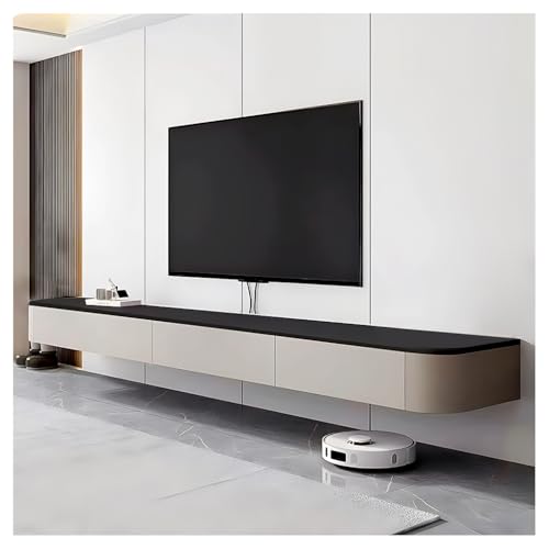 Étagère TV moderne sous la télévision pour salon minimaliste