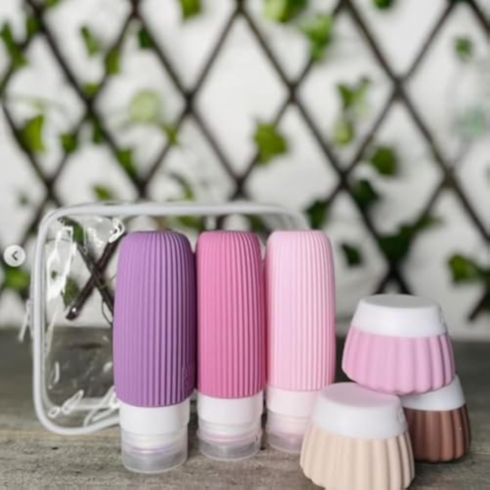Travel Bottles Set - Leak Proof Silicone Squeezable Containers