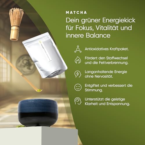 Kaizen® Tanoshī Bio Matcha-Tee - Tezumi Contest Grade - 35 Tage Tana-Beschattung - Direktimport aus der Präfektur Kagoshima/Japan - 80g im wiederverschließbaren Aromaschutzbeutel