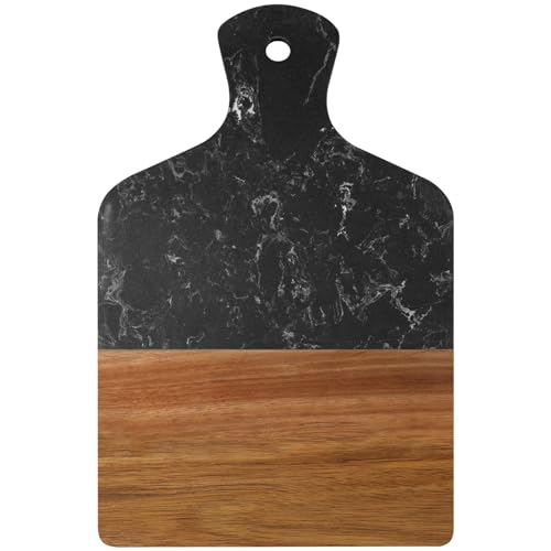 Tabla de cortar rectangular de mármol con asa miniatura 1