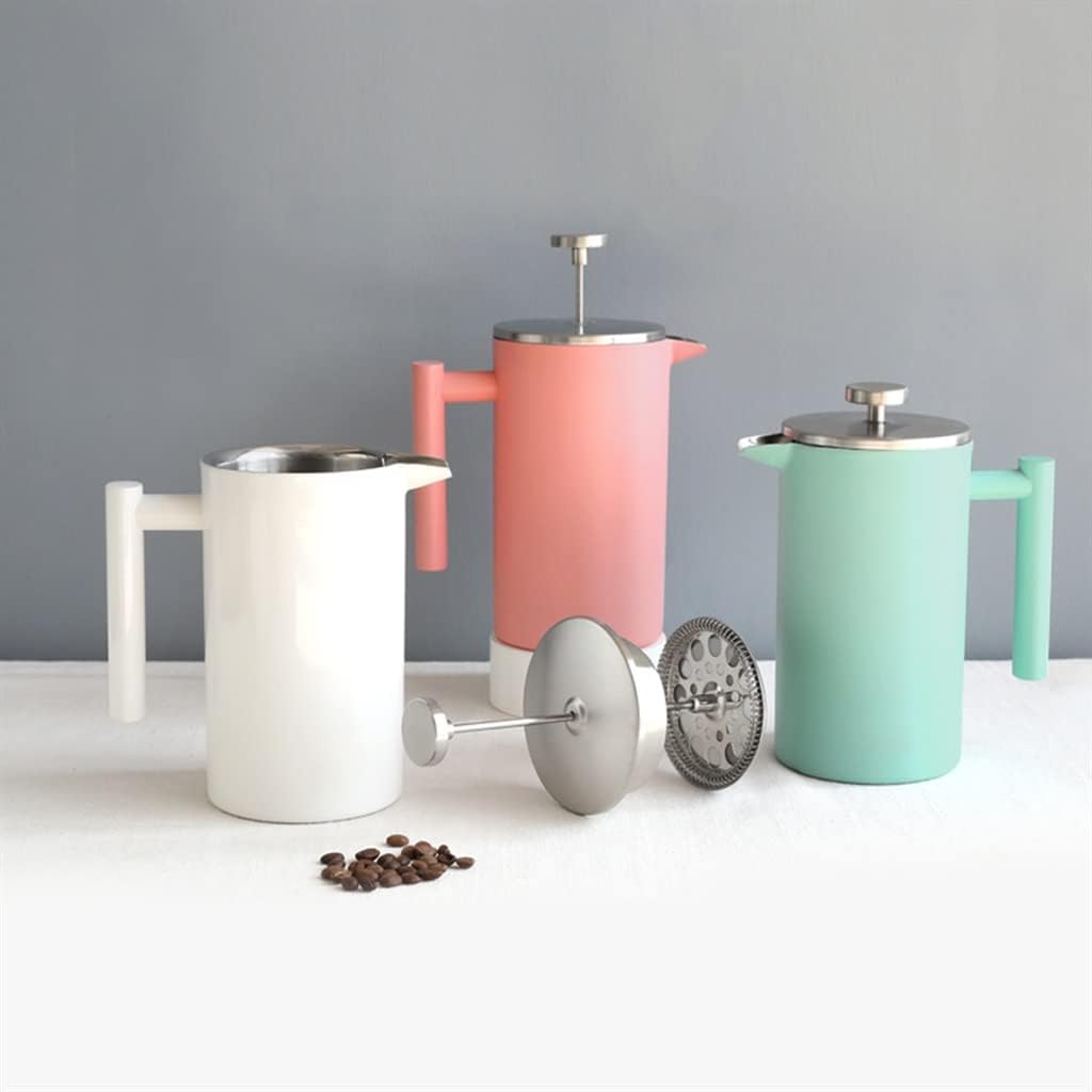 Press Coffee Maker Double-Wall 304 Stainless Steel Brews and Tea 350/800/1000ml