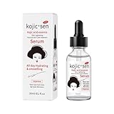 Kojic Sen Kojic Acid Essence Serum for Radiant Complexion – Hydrating Facial Essence with Ceramide and Hyaluronic Acid – Reduces Dark Spots and Blemishes – 30ml