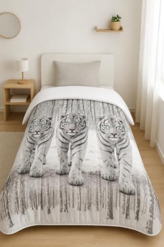 Mortreux Couette Imprimée Tigre Légère 140x200 cm