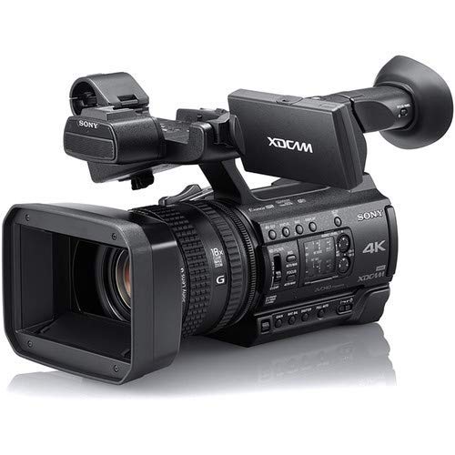 Sony PXW-Z150 4K XDCAM Camcorder (PXW-Z150) with 2-64GB Memory Card, 2 Extra Batteries, UV Filter, LED Light, Case, Tripod, Sony Shotgun Mic, Sony MDR-7506 Headphones - Professional Bundle - Thumbnail 4