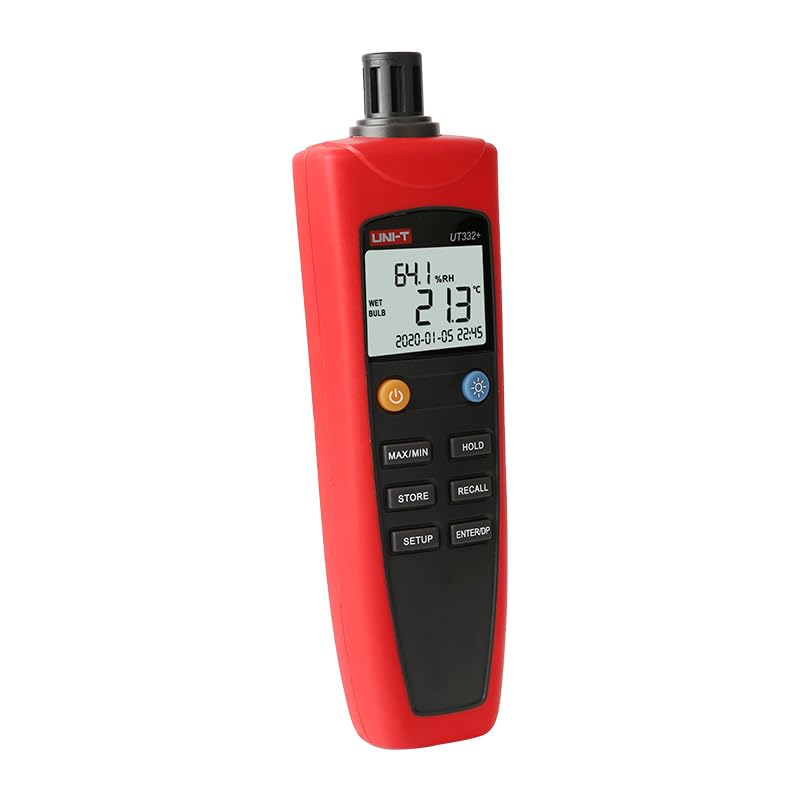 UNI-T Uni-Trend Digital Thermometer Hygrometer UT331+ UT332+ Handheld Temperature Humidity Meter for Factories Detector (UT332+)