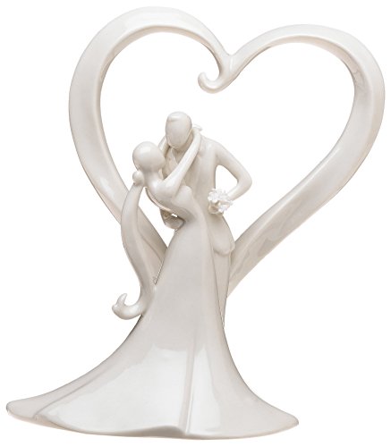 Weddingstar Stylish Embrace Porcelain Figurine Cake Topper