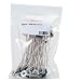 CandleScience 50 Piece Natural Candle Wick, Small