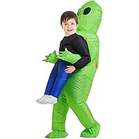 Spinosaurus Inflatable Alien Costume Kids Inflatable Halloween Costumes Blow Up Alien Costume for Boys Girls (Kids)