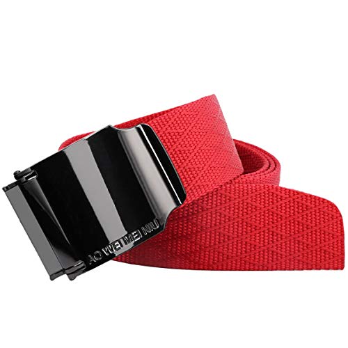 squaregarden Tactical Duty Belts for Men, 1.5 Inch Wide Military Style Nylon Web Belt with Metal Buckle2