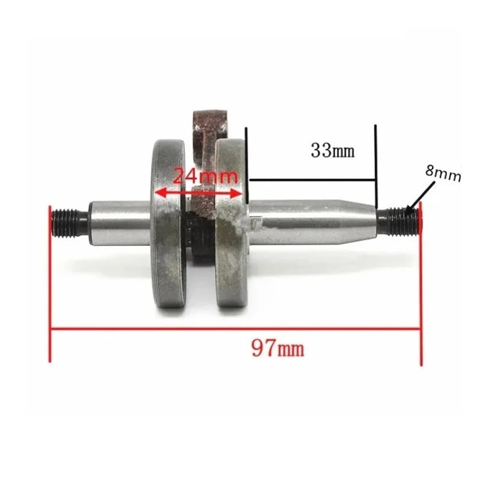 Cigüeñal HS82T Apto for ST HS81T HS86R HS87T HS87R Cortasetos, desbrozadora, Piezas de cigüeñal