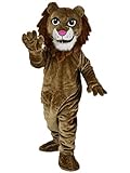 rushopn school mascot costume Realistic Friendly Lion Mascot Costume Animal Lion king