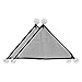 Paquete de 2 hamacas para reptiles, tumbonas y escaleras juego de accesorios para camas colgantes red triangular para colgar malla transpirable para dragones barbudos pequeños grandes lagartos geckos