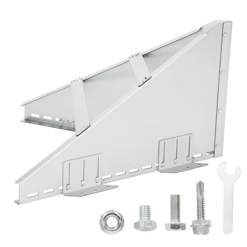 Snow Splitter for Chimneys, Snow Splitter for 6" and 8" Wood Stove Pipes and Chimneys Universal Fit on All Metal Roof Types, Prevent Chimneys, Skylights and Solar Panels from Ice Dams and Snow Damage - Best Roof snow diverter
