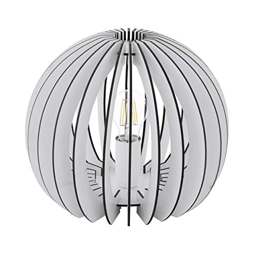 Preisvergleich Produktbild EGLO COSSANO Tischleuchte, Stahl, 60 W, 26 cm, Weiß