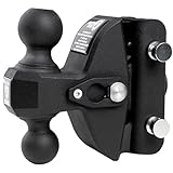 BulletProof Hitches - Extreme Duty Road Suppressor Dual Ball 2' and 2-5/16' - Suspension Hitch Rated to 36,000 lbs - Shock Absorbing Hitch Reduces Vibrations for a Smoother Ride