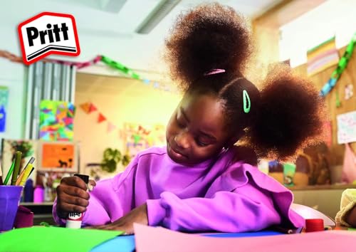 Miniatura 10 de Pritt Barra Adhesiva, Pegamento Infantil Seguro Para Niños Para Hacer Manualidades, Cola Universal De Adhesión Fuerte Para Estuche Escolar Y Oficina, 15x22 G Pritt Stick