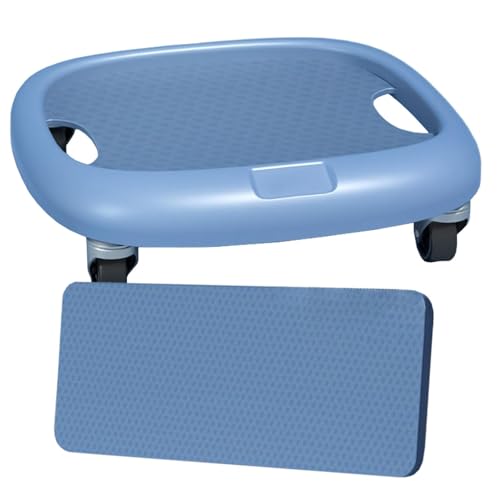 Rueda de ejercicio, tabla de rueda abdominal giratoria de 360 grados con alfombrilla, herramienta de fitness de 11.0 x 3.35 pulgadas para mujeres, entrenador de fuerza de cintura perfecto, gimnasio en