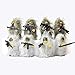 LEERFEI Military Camouflage Soldiers Toy Set(8 Included), Action Minifigures in snowfield and Jungle Fatigues, Special Forces Soldier Figures in Ghillie Suit Weapons and Accessories