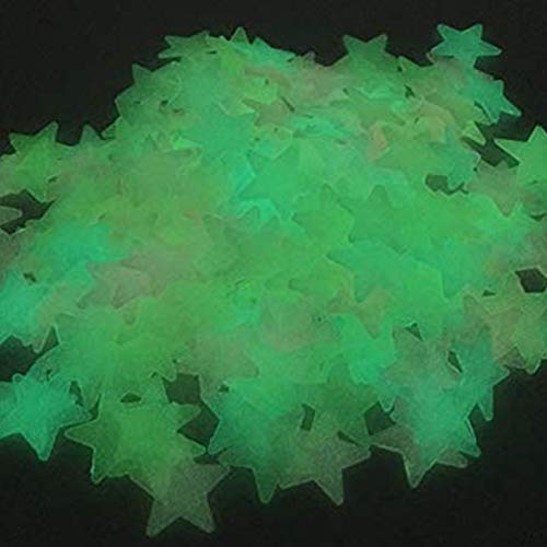 200 Pezzi di Plastica Adesivi Murali Luminosa