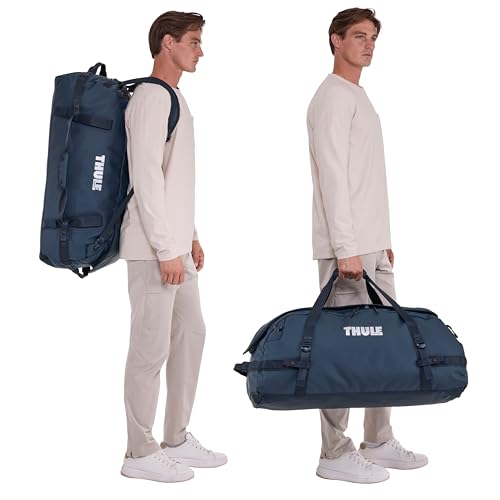 Image of Thule Chasm 90L Duffel, Easy to Pack, Converts to Backpack, Internal mesh Pockets, Lockable Zippers, Recycled Materials
