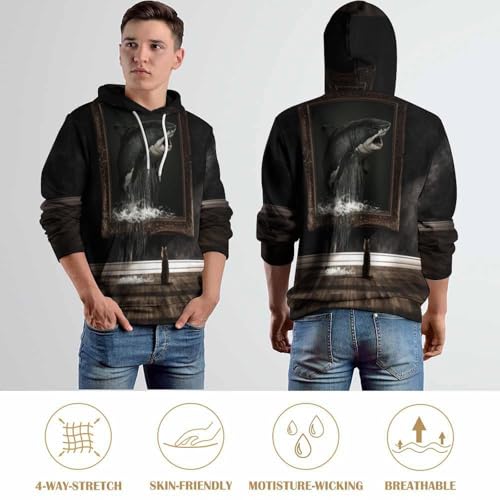 Pull vêtements homme sweat à capuche chaud et confortable style casual