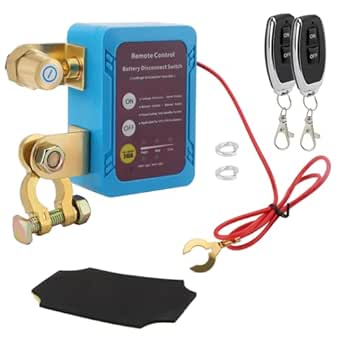 Remote Battery Disconnect Switch 12V 240A Anti Theft Kill Switch Car Battery Switch, Smart Battery Cut Off Switch for Car, Boat, Trailer, Truck, RV, ATV, UTV, Motorcycle