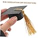 TEHAUX 15pcs Graduation Party Decorations Graduation Hat Goblet Lid Mini Hat Goblet Cover Grad Caps for Cups Graduation Bottle Cap Covers Graduation Cap Goblet Lid Mini Grad Hat Cotton
