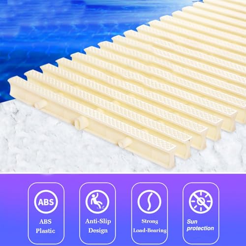 Grille de trop-plein de piscine caniveau évacuation eau douche extérieure