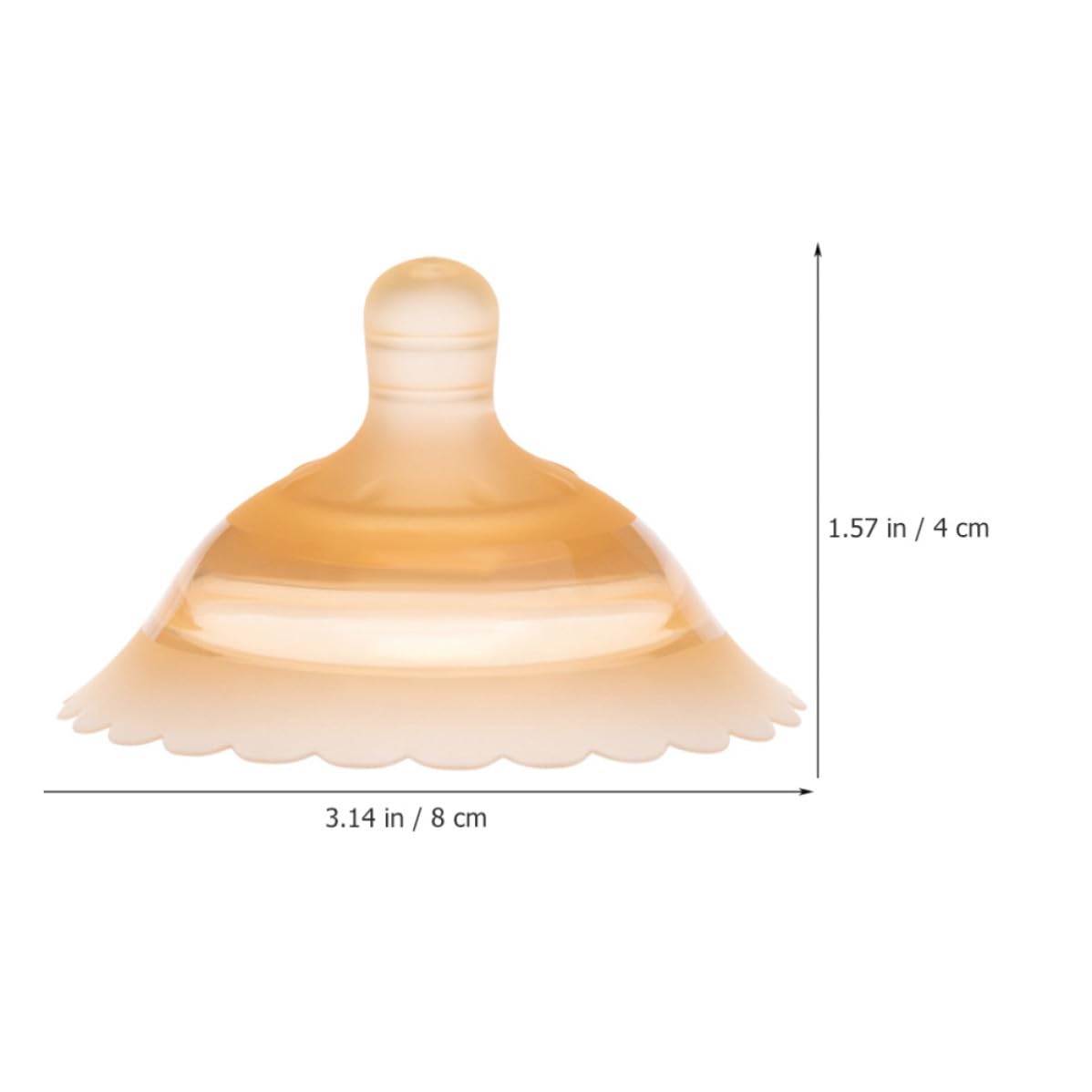 Unomor Flexible Silicone Nipples Cover for Breastfeeding Protecting Newborn Nipples Nursing Mothers Address Breastfeeding Problems