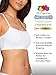 Fruit of the Loom Womens Spaghetti Strap Cotton Pull Over 3 Pack Sports Bra, Grey/Grey/Grey, 42