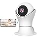 Produktbild WLAN IP Kamera, Überwachungskamera Innen, 1080P WiFi Kamera Babyphone mit Nachtsicht, 2-Wege-Audio, Bewegungserkennung, Unterstützt Fernalarm für Haustier/Baby/Ältere, Kompatibel mit Mobiltelefonen