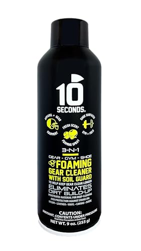 10 Seconds Foam Cleaner: Cleans sneakers, shoes, bags, sports gear and upholstery. Versatile stain remover, sneaker cleaner, shoe foam cleaner, best Ugg cleaner, best suede cleaner for shoes and boots