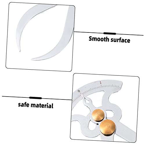 Calibrador de brechas portátil de acero inoxidable PRETYZOOM para medición precisa de diámetro interior y exterior, medidor confiable de espesor, herramienta ligera para uso personal y profesional miniatura 7