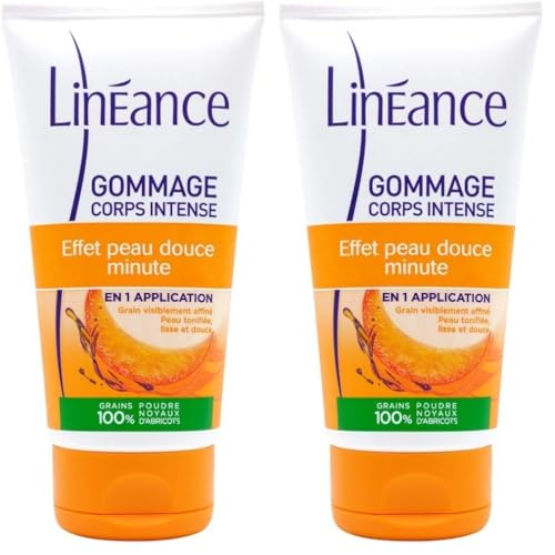 Linéance Gommage Corps Intense, 100% d'Origine Naturelle, 150ml (Lot de 2)