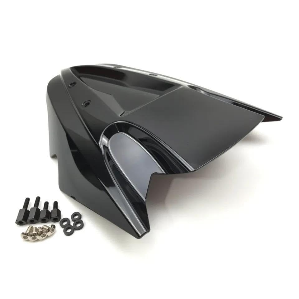 Pare-brise Double Bulle Pour Kawasaki Z250 / Z300 (2013-2016) - Noir, Polycarbonate 5 Mm, Aérodynamique