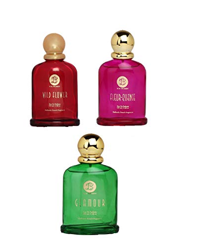 Image of Lyla Blanc WILD FLOWER FLEUR-ESSENCE GLAMOUR Perfume Spray for Women -(Set of 3) (100ml each)