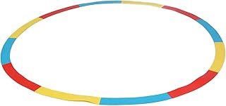 Los Círculos de la Blanco Que Saltan del Fijaron, Círculo Vivo de Las Blancos del del Color para el Club de (Rojo Amarillo Azul Círculos Grandes 129.5cm)