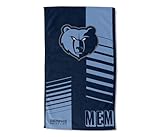 Northwest NBA Memphis Grizzlies Oversized Microfiber Beach Towel, 40 x 72 Inches – Quick Dry, Sand Resistant, Lightweight, Highly Absorbent, Riser Design