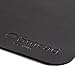 Smead Desk Pad, Vegan Leather Desk Mat with Non-Slip Faux Suede Backing, Perfect Desk Organizer for Office Decor, 31.5” x 15.7” Medium, Charcoal (64833)