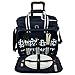 Picnic at Ascot Original Insulated Picnic Cooler with Service for 4 on Wheels-Designed & Assembled in the USA