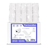 Contenu de la livraison : 20 rouleaux thermiques de qualité supérieure – Sans BPA